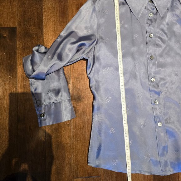 FENDI with all-over FF motifs-print silk shirt - Picture 11 of 16